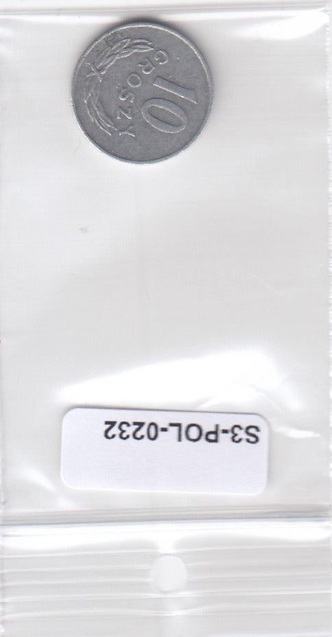 S3-POL-0232 Polen 10 groszy 1976  VF Y# AA47