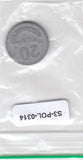 S3-POL-0314 Polen 20 groszy 1949 ZFr Y# 43a