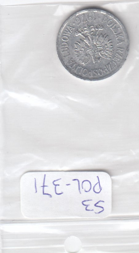 S3-POL-0371 Polen 20 groszy 1976  FI Y# A47