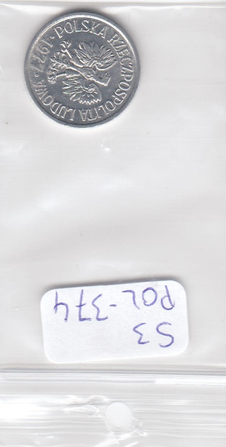 S3-POL-0374 Polen 20 groszy 1977  XF Y# A47