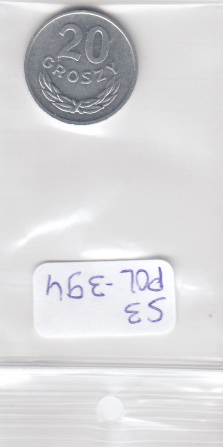 S3-POL-0394 Polen 20 groszy 1981  UNC Y# A47