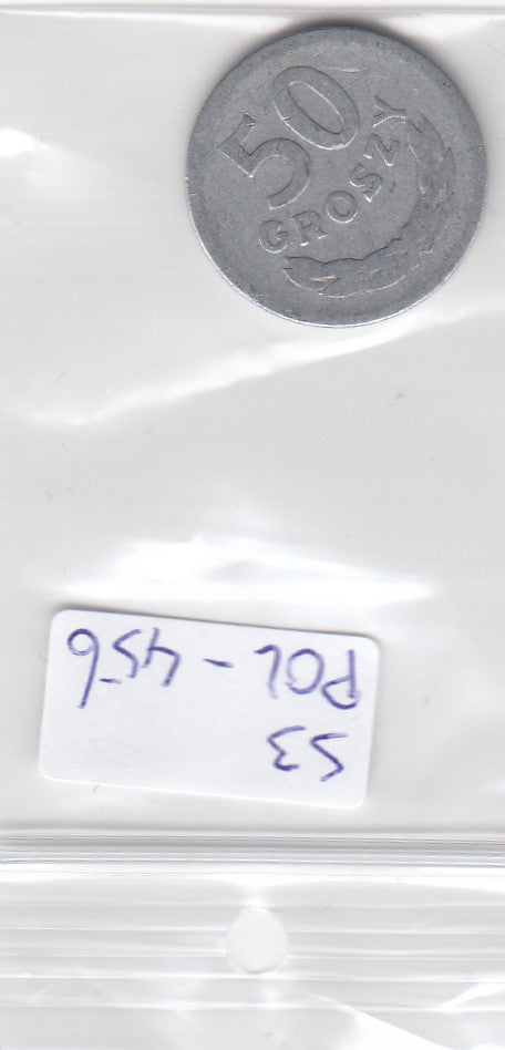 S3-POL-0456 Polen 50 groszy 1949  FI Y# 44a