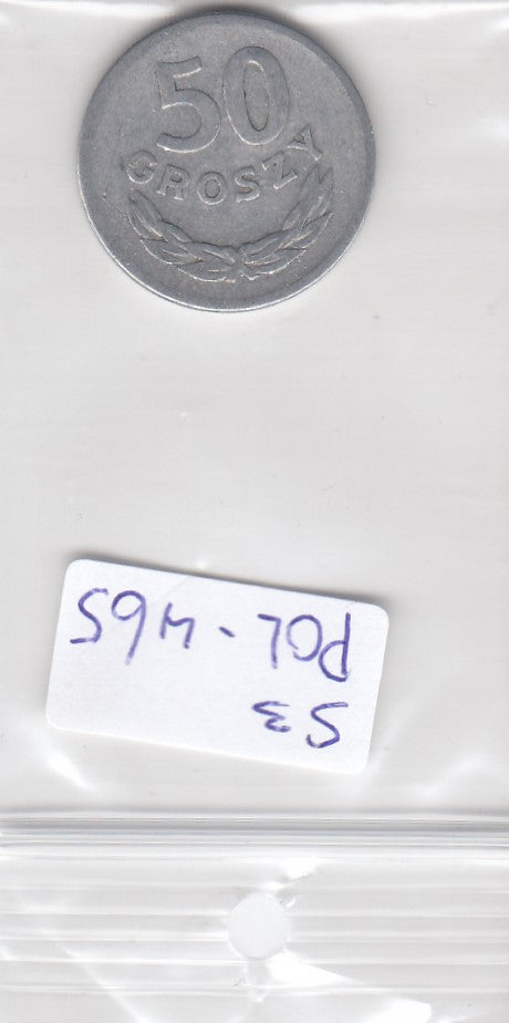 S3-POL-0465 Polen 50 groszy 1965  FI Y# 48.1
