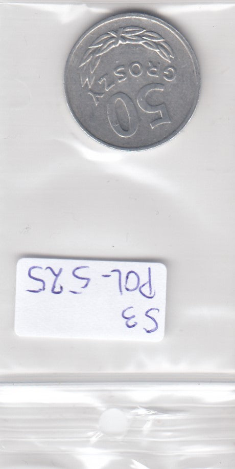 S3-POL-0525 Polen 50 groszy 1984  VF Y# 48.1