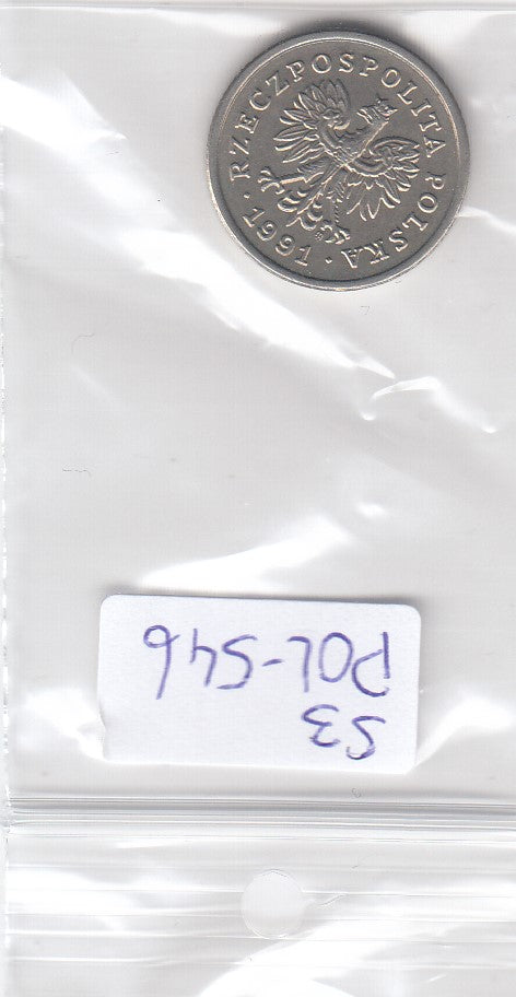 S3-POL-0546 Polen 50 groszy 1991  XF Y# 281