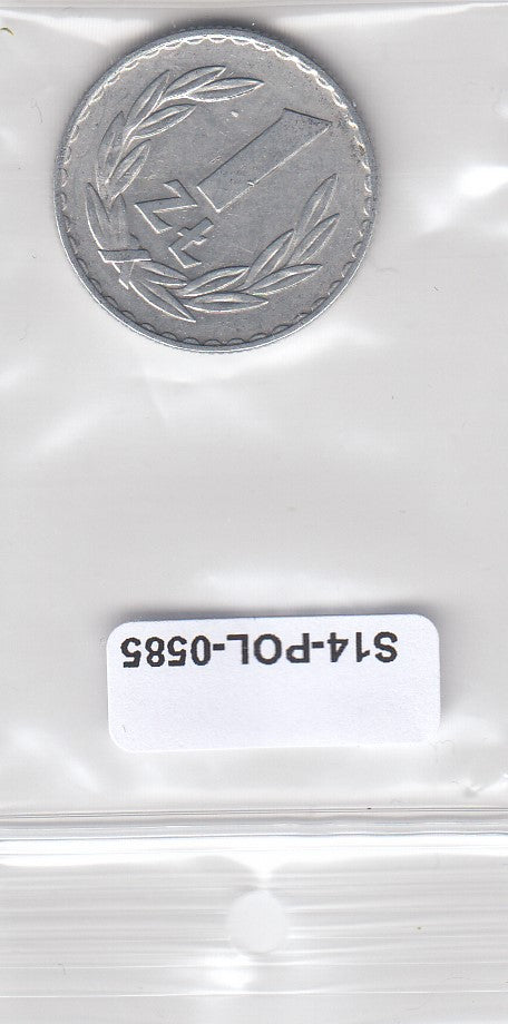 S3-POL-0585 Polen 1 zloty 1974  XF Y# 49.1