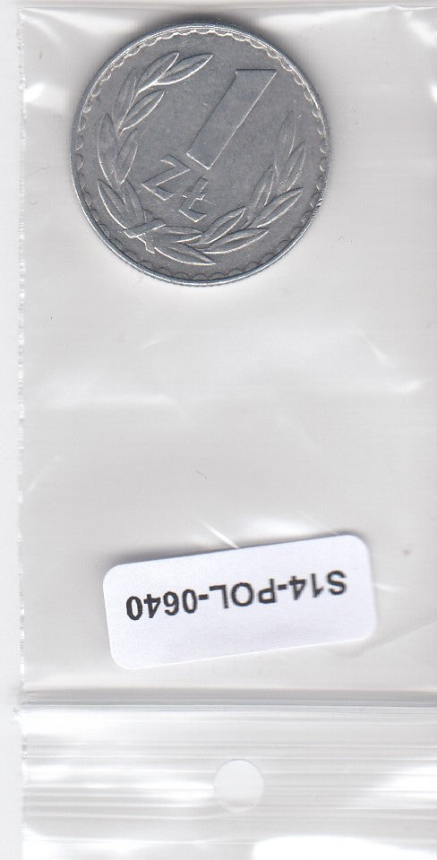S3-POL-0640 Polen 1 zloty 1978 MW XF Y# 49.1