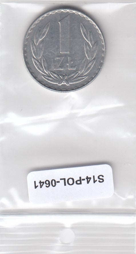 S3-POL-0641 Polen 1 zloty 1978 MW XF Y# 49.1