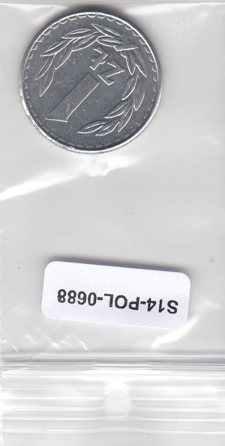 S3-POL-0688 Polen 1 zloty 1986  UNC Y# 49.2