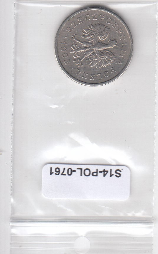 S3-POL-0761 Polen 1 zloty 1992  VF Y# 282