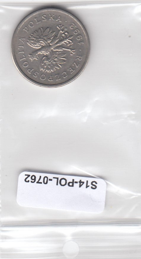 S3-POL-0762 Polen 1 zloty 1992  VF Y# 282