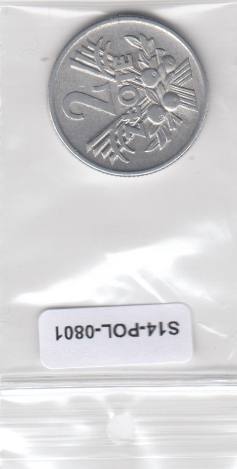 S3-POL-0801 Polen 2 zlote 1958  XF Y# 46