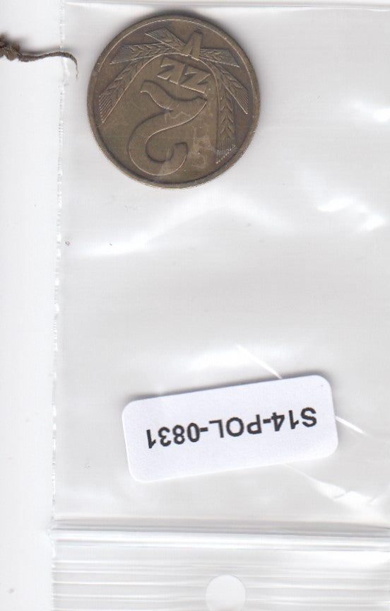 S3-POL-0831 Polen 2 zlote 1975  VF Y# 80.1