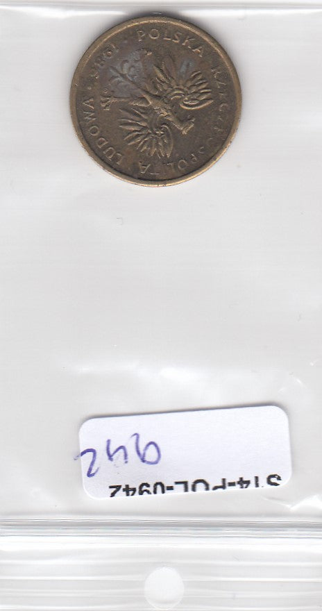 S3-POL-0942 Polen 2 zlote 1986  VF Y# 80.2