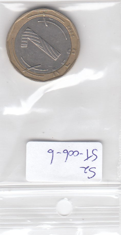 S3-STB-0006-06 BULGARIJE 1 lev 2002  VF UNC