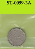 S3-STB-0059-02 BULGARIJE 20 STOTINKI 1962 ZF PR
