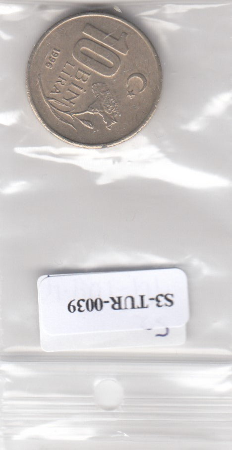 S3-TUR-0039 Turkije 10000 lira 1996  VF KM  1027.1