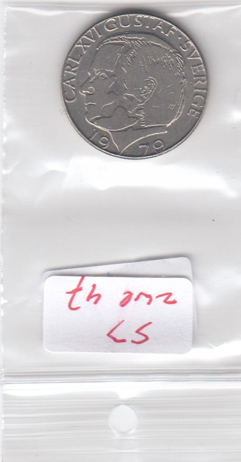 S3-ZWE-0047 Zweden 1 krona 1979  VF/XF KM-852