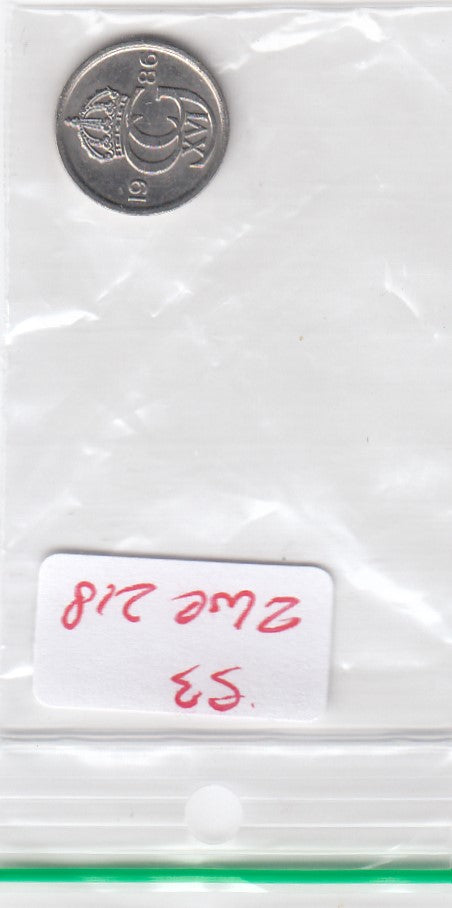 S3-ZWE-0218 Zweden 10 ore 1986 U XF KM-850