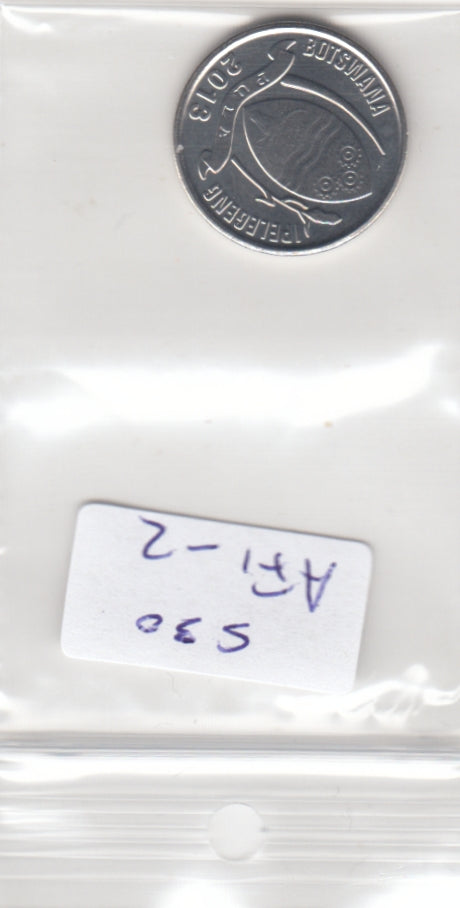 S30-AF1-0002-M05 Botswana 10 Thebe UNC 2013 KM32