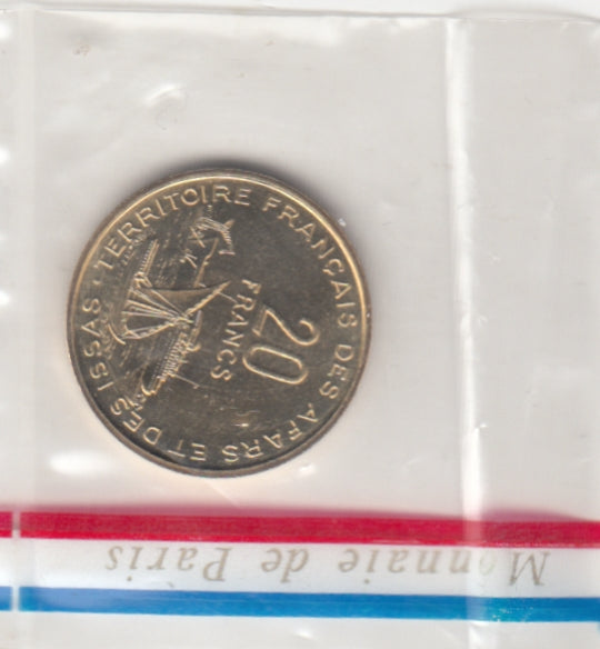 S30-AF1-0019 Djibouti 20 Francs VF 1968 KME3   ESSAI!!