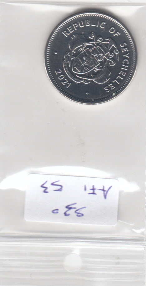 Seychelles 1 Rupee UNC 2021 KM180