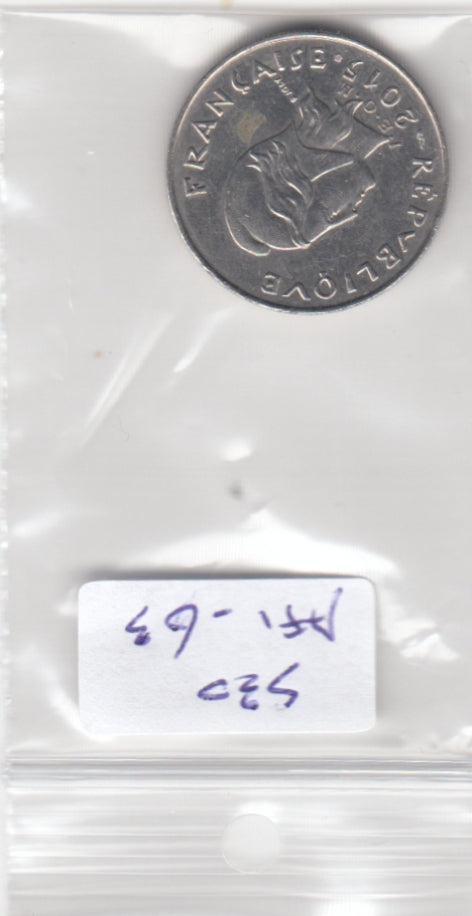 Polynesia 10 Francs XF 2015 KM8a