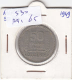Algeria 50 Francs VF 1949 KM92
