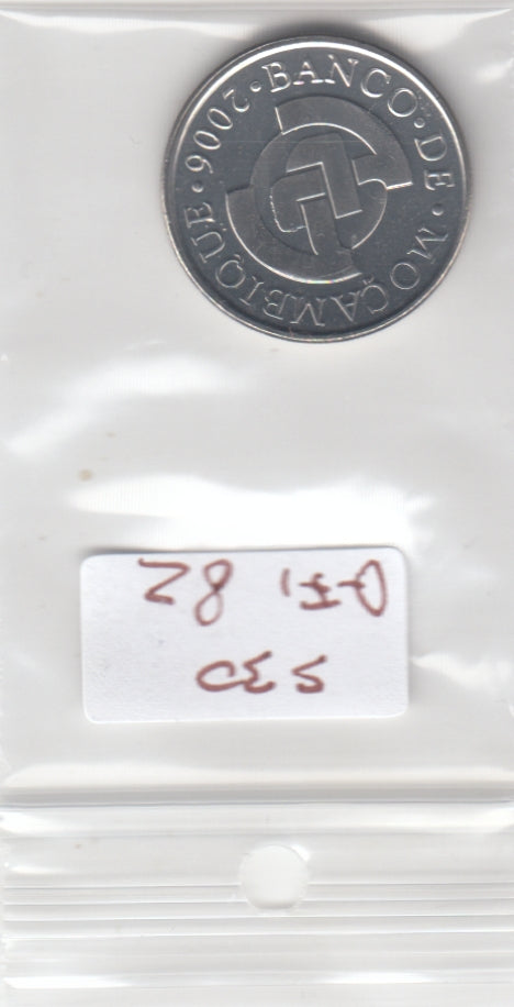 S30-AF1-0082 Mozambique 2 Metacais UNC 2006 KM134