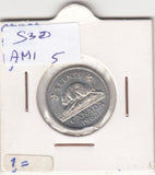 S30-AM1-0005 Canada 5 Cents XF 1963 KM57