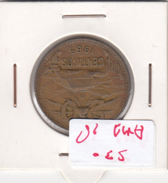 S30-AM1-0018 Mexico 20 Centavos VF 1965 KM440