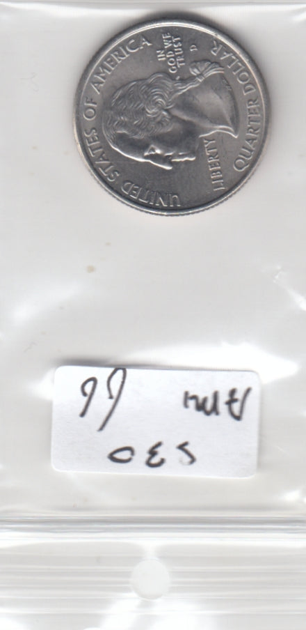 S30-AM1-0066 USA State Quarter UNC 2000 KM306 D Maryland