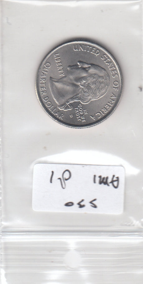S30-AM1-0081 USA State Quarter UNC 2000 KM307 D South Carolina