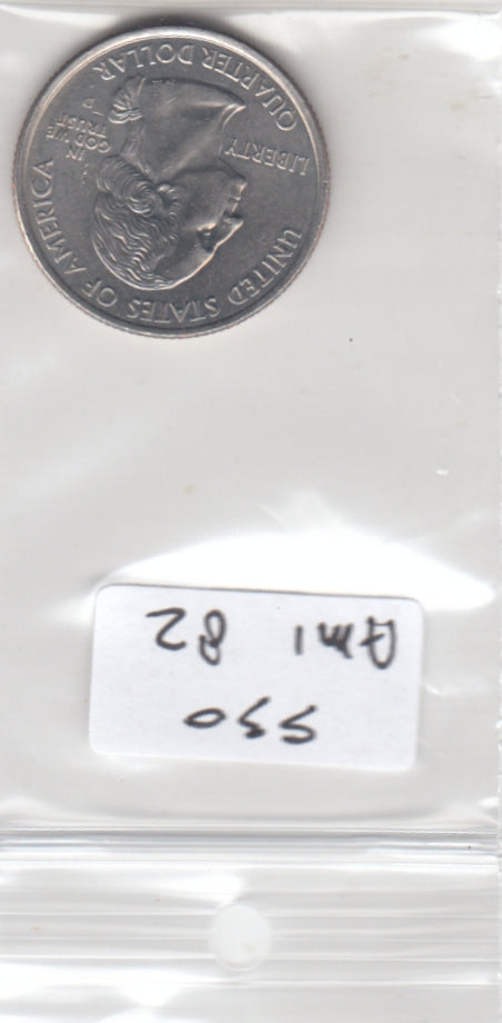 S30-AM1-0082 USA State Quarter UNC 2000 KM307 D South Carolina