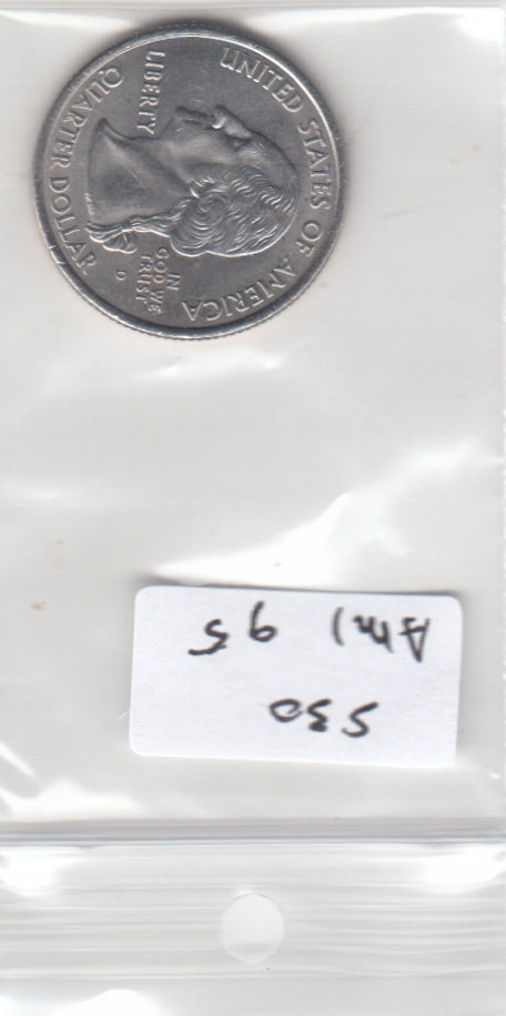S30-AM1-0095 USA State Quarter UNC 2001 KM318 D New York