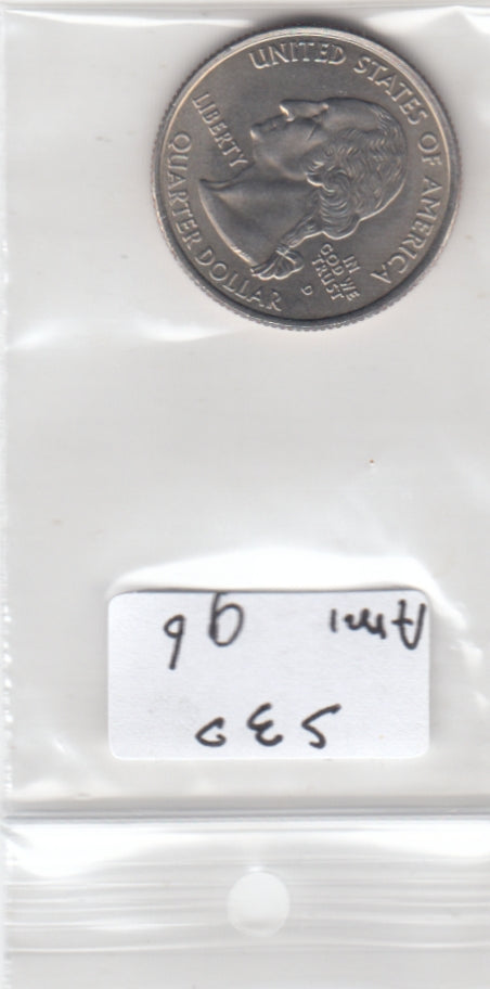 S30-AM1-0096 USA State Quarter UNC 2001 KM318 D New York