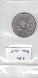 S30-AM1-0105 USA State Quarter UNC 2001 KM319 D North Carolina