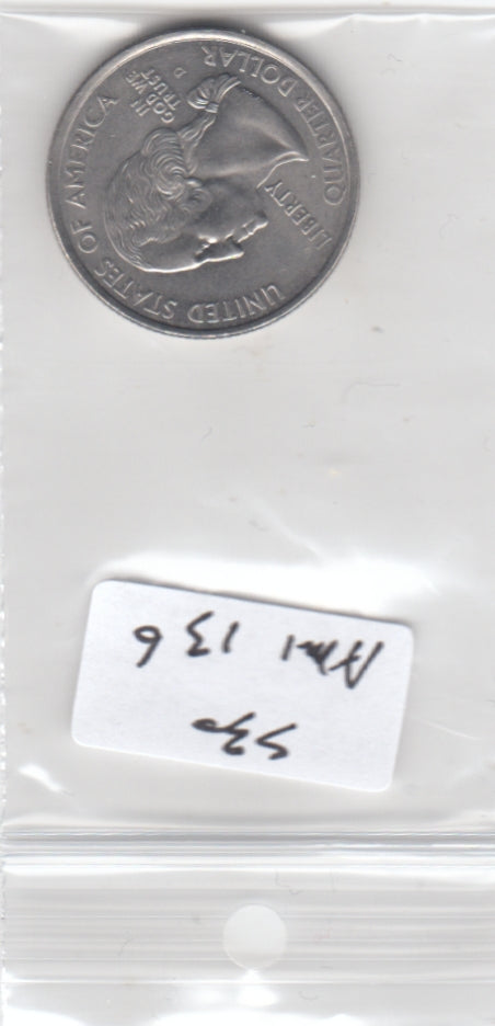 S30-AM1-0136 USA State Quarter UNC 2002 KM332 D Ohio