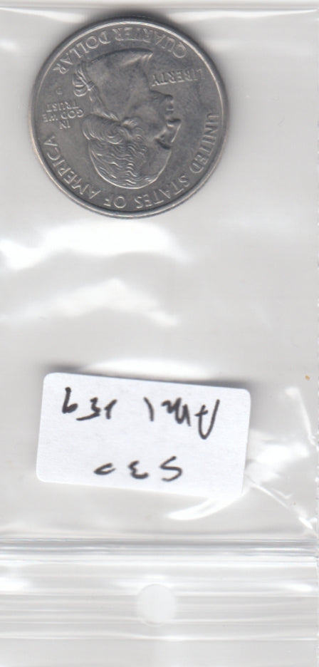 S30-AM1-0159 USA State Quarter UNC 2002 KM334 D Indiana