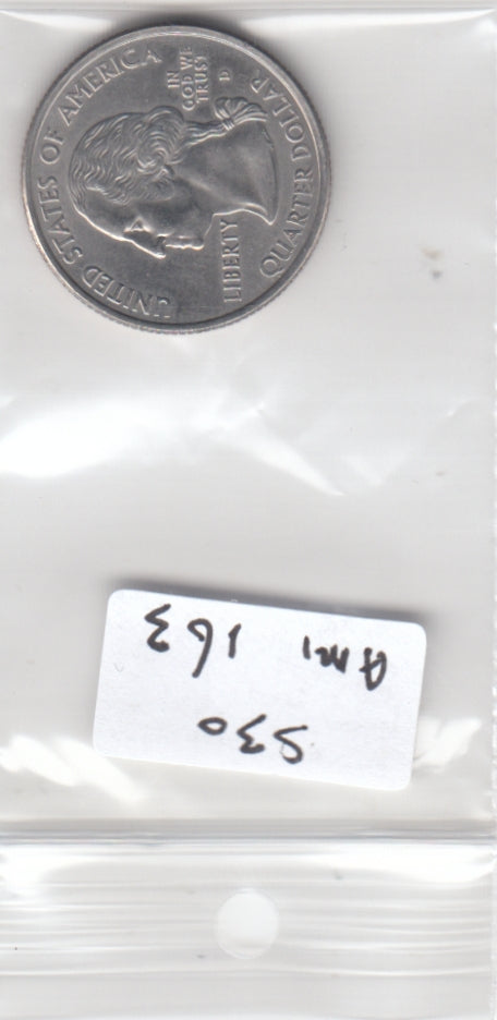S30-AM1-0163 USA State Quarter UNC 2002 KM335 D Mississippi