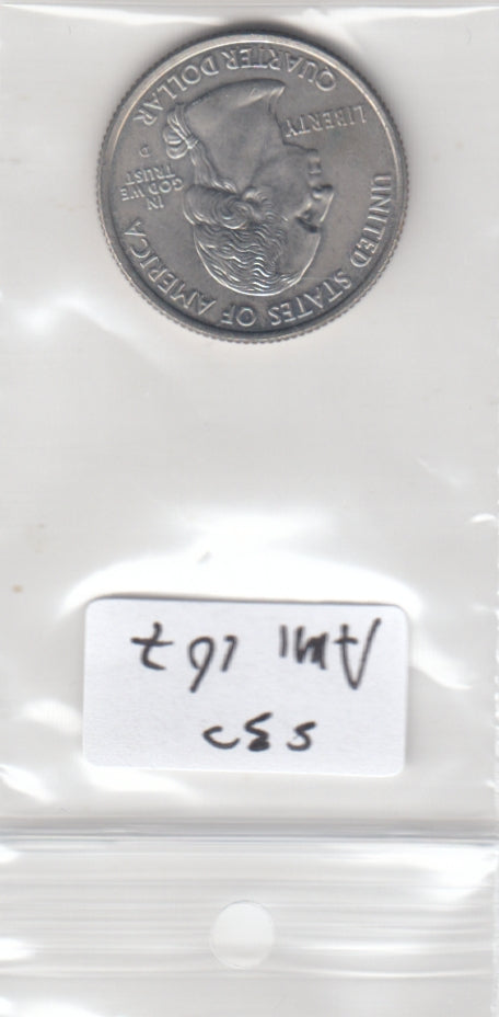 S30-AM1-0167 USA State Quarter UNC 2003 KM343 D Illinois