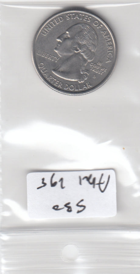 S30-AM1-0195 USA State Quarter UNC 2003 KM247 D Arkansas