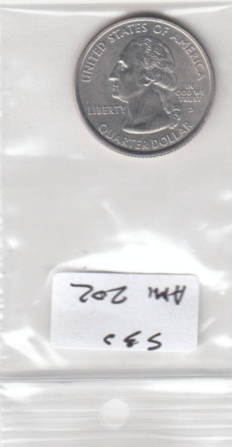 S30-AM1-0202 USA State Quarter UNC 2004 KM355 D Michigan