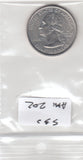S30-AM1-0202 USA State Quarter UNC 2004 KM355 D Michigan