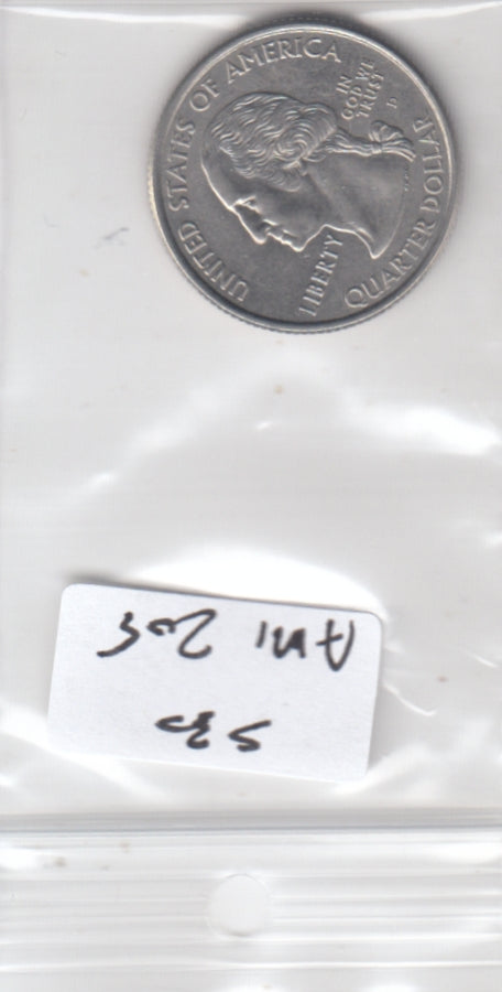S30-AM1-0205 USA State Quarter UNC 2004 KM355 D Michigan