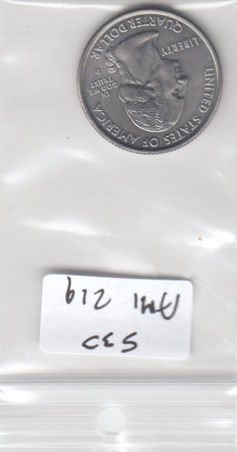 S30-AM1-0219 USA State Quarter UNC 2004 KM359 D Wisconsin