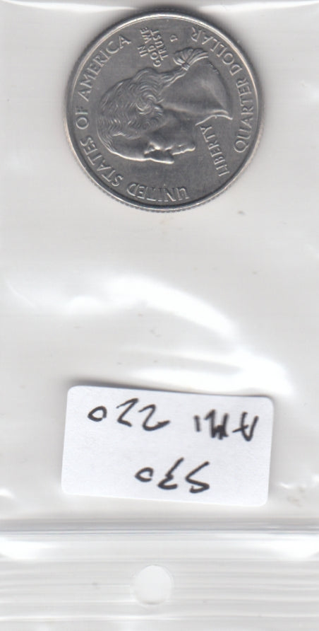 S30-AM1-0220 USA State Quarter UNC 2004 KM359 D Wisconsin