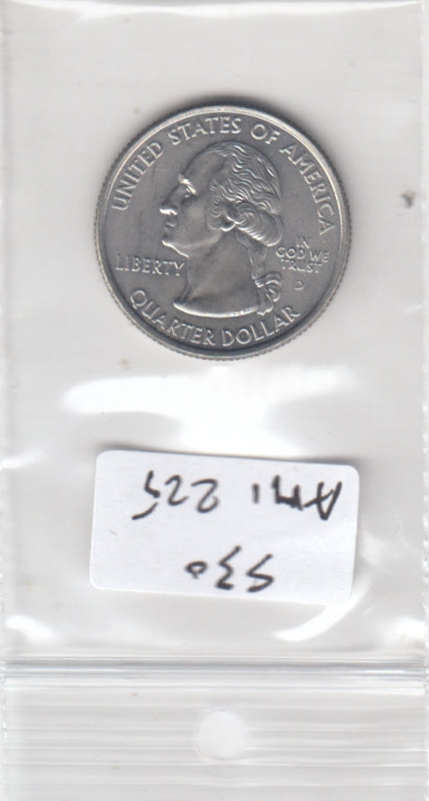 S30-AM1-0225 USA State Quarter UNC 2005 KM371 D Minnesota