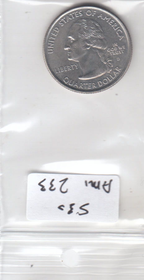 S30-AM1-0233 USA State Quarter UNC 2005 KM372 D Oregon