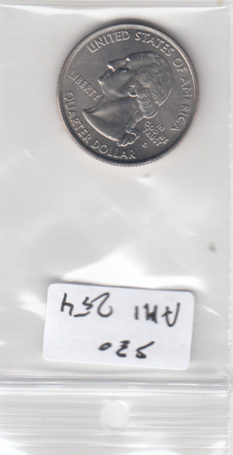 S30-AM1-0254 USA State Quarter UNC 2006 KM383 D Nebraska